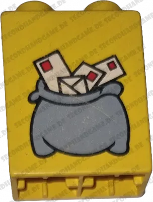 Lego Duplo  1x2 Stein Gelb Postsack Briefe 4066