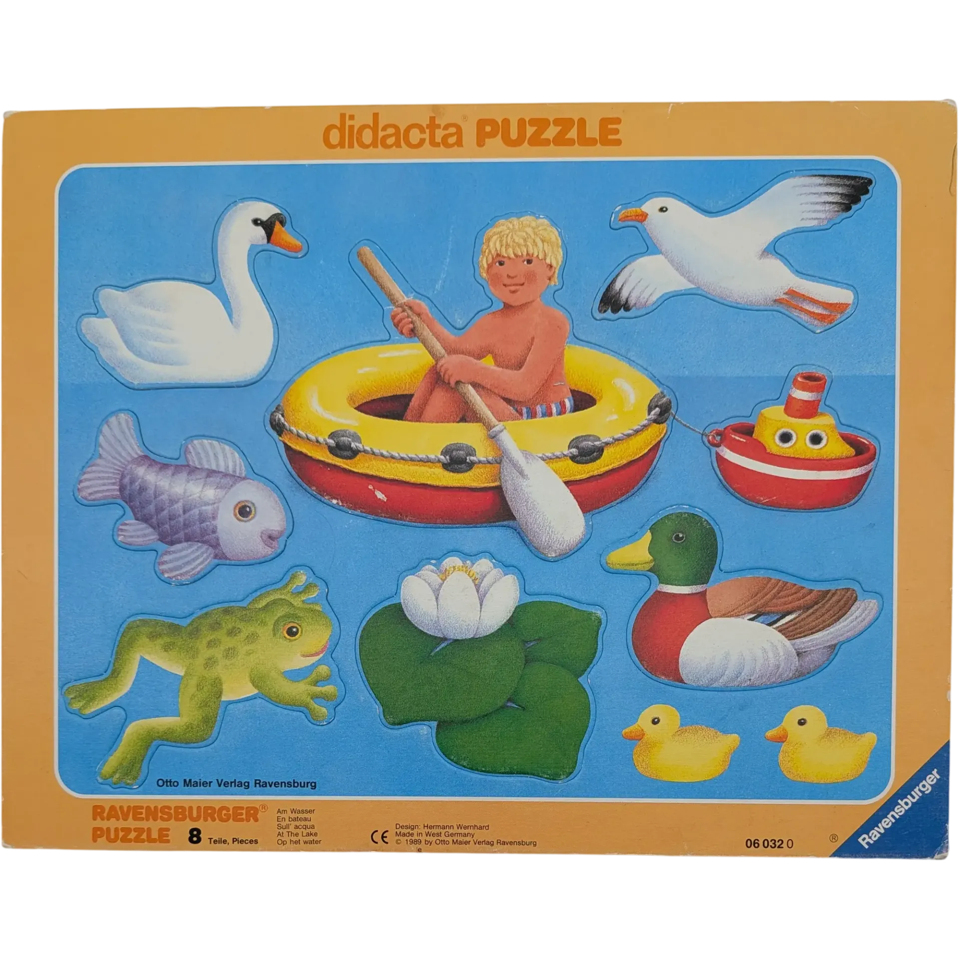 Ravensburger Rahmenpuzzle Didacta 8 Teile Am Wasser 060320