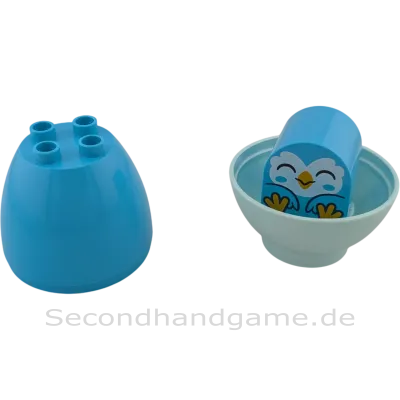 Lego Duplo 5895 Osterei mit Inhalt Küken Azur Hellblau
