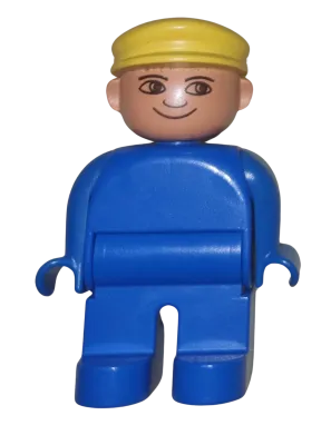 Lego Duplo Figur Mann 47394 Blau gelbe Mütze