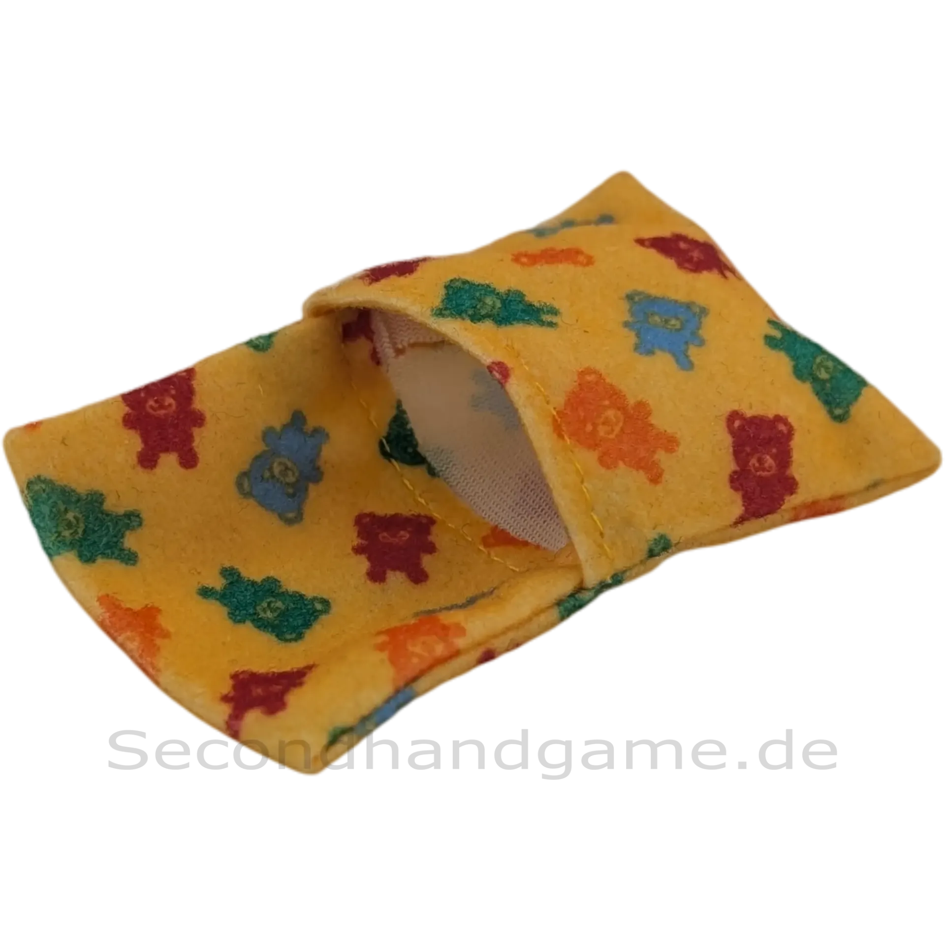 Lego Duplo Stoff Schlafsack für Bett oder Kinderwagen Größe ca. 8x5cm Gelb mit bunten Teddybären