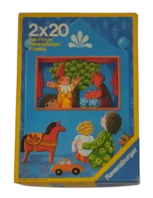 Ravensburger Puzzle 2 x 20 Teile Drinnen und Draußen