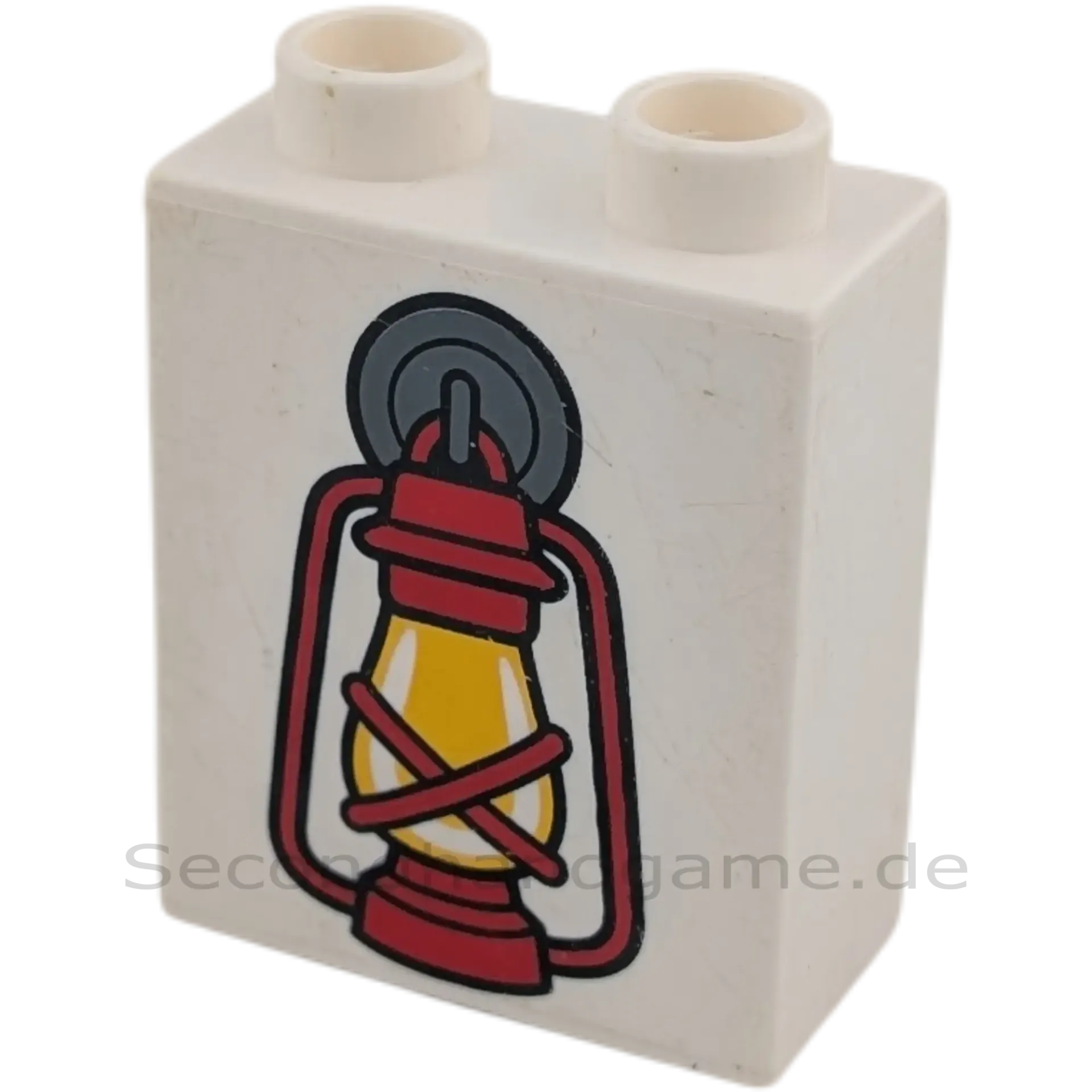 Lego Duplo 4066 Stein 1x2x2 Weiß Laterne Lampe