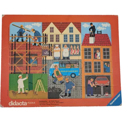 Ravensburger Rahmenpuzzle Didacta Handwerker 40 Teile 62354690
