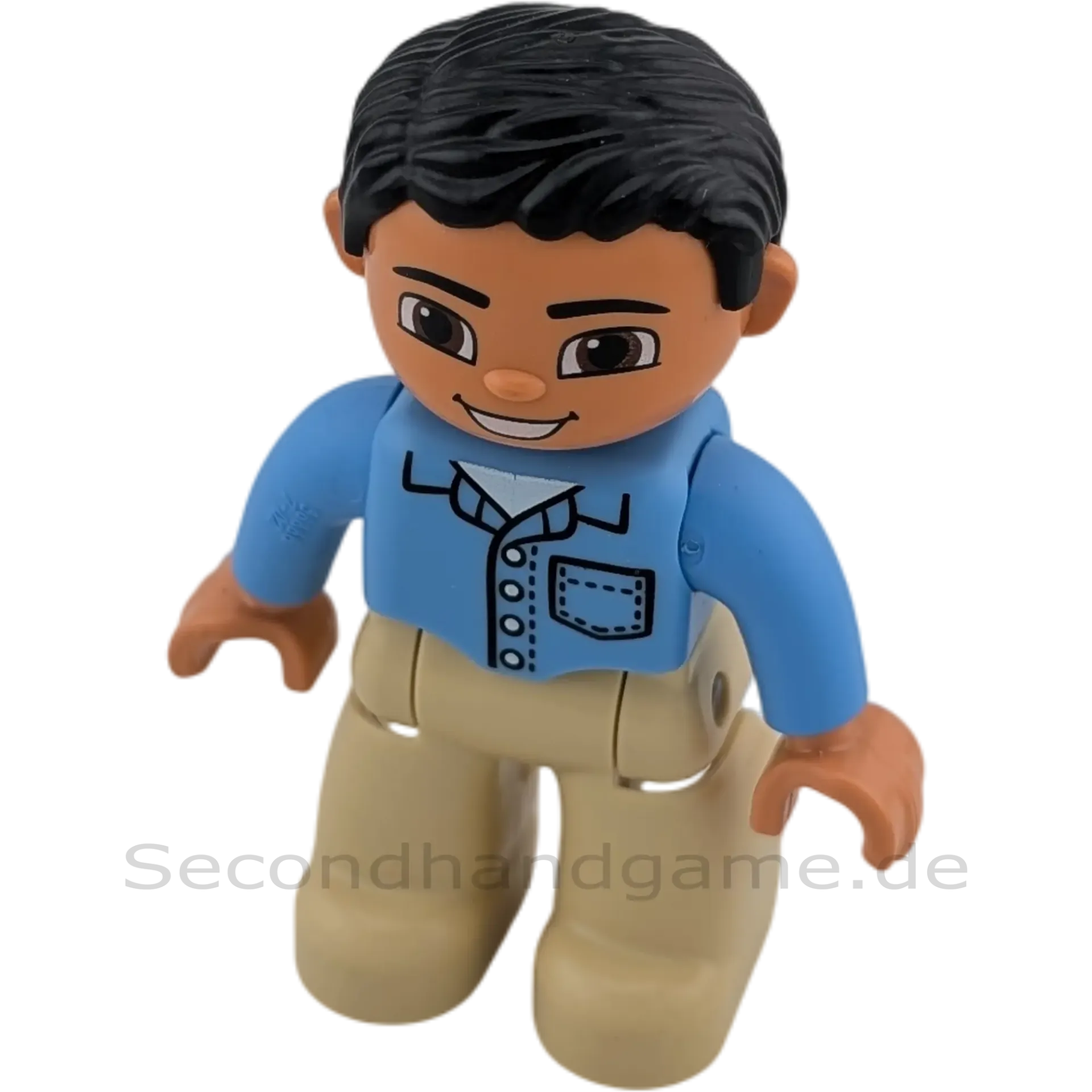 Lego Duplo Figur Mann 540H4 Teenager mit hellblauem Hemd