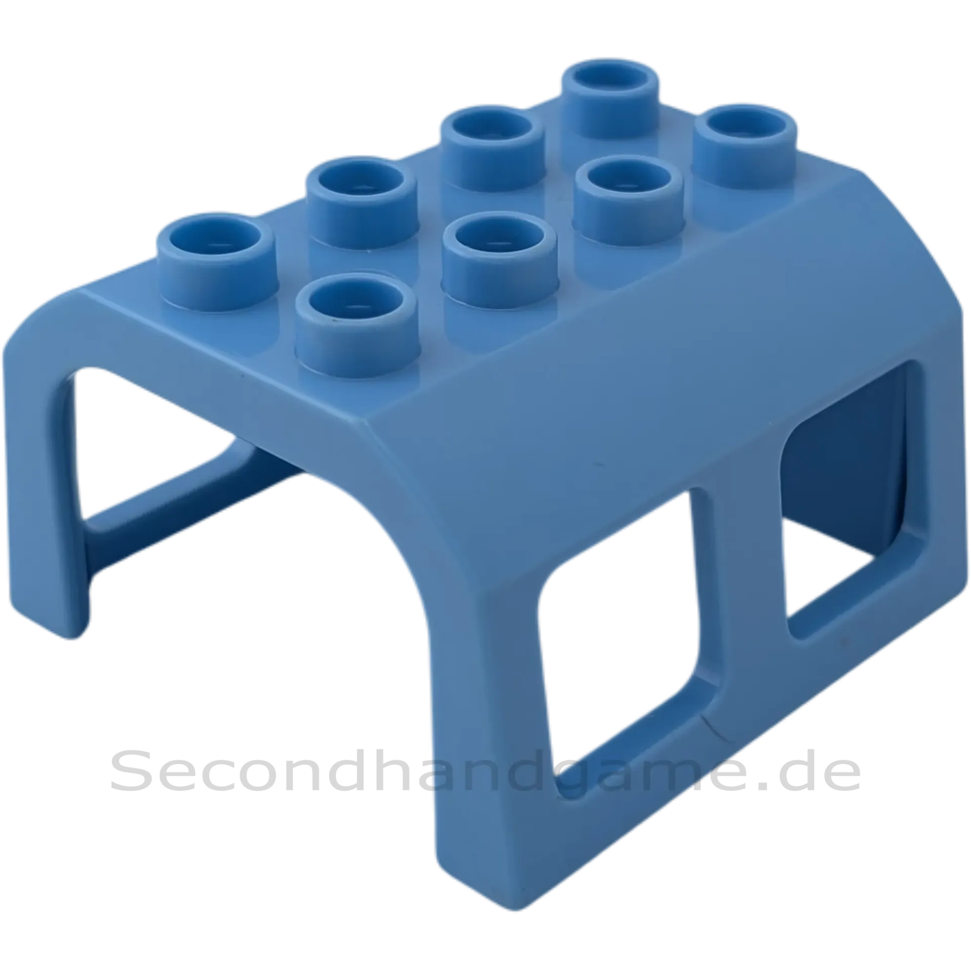 Lego Duplo Zug Kabinendach / Lokführer-Aufsatz 2x4 – Mittelblau (Teile-Nr. 51546)