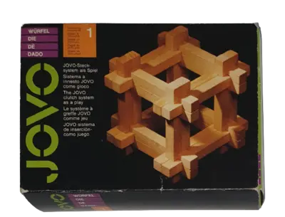 JOVO Stecksystem Baukasten Würfel Holz