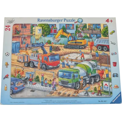 Ravensburger Rahmenpuzzle Auf der Baustelle ist was los 24 Teile 051427