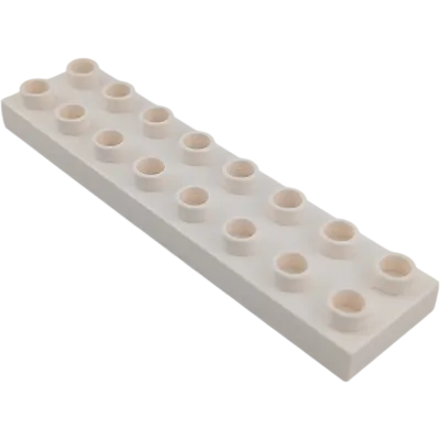 Lego Duplo 44524 Platte 2x8 Weiß