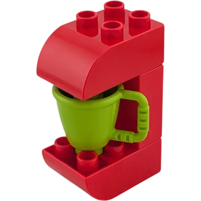 Lego Duplo 27383 Tasse Trichter Mixer Küchenmaschine Kaffeemaschine Grün Weiß Lime