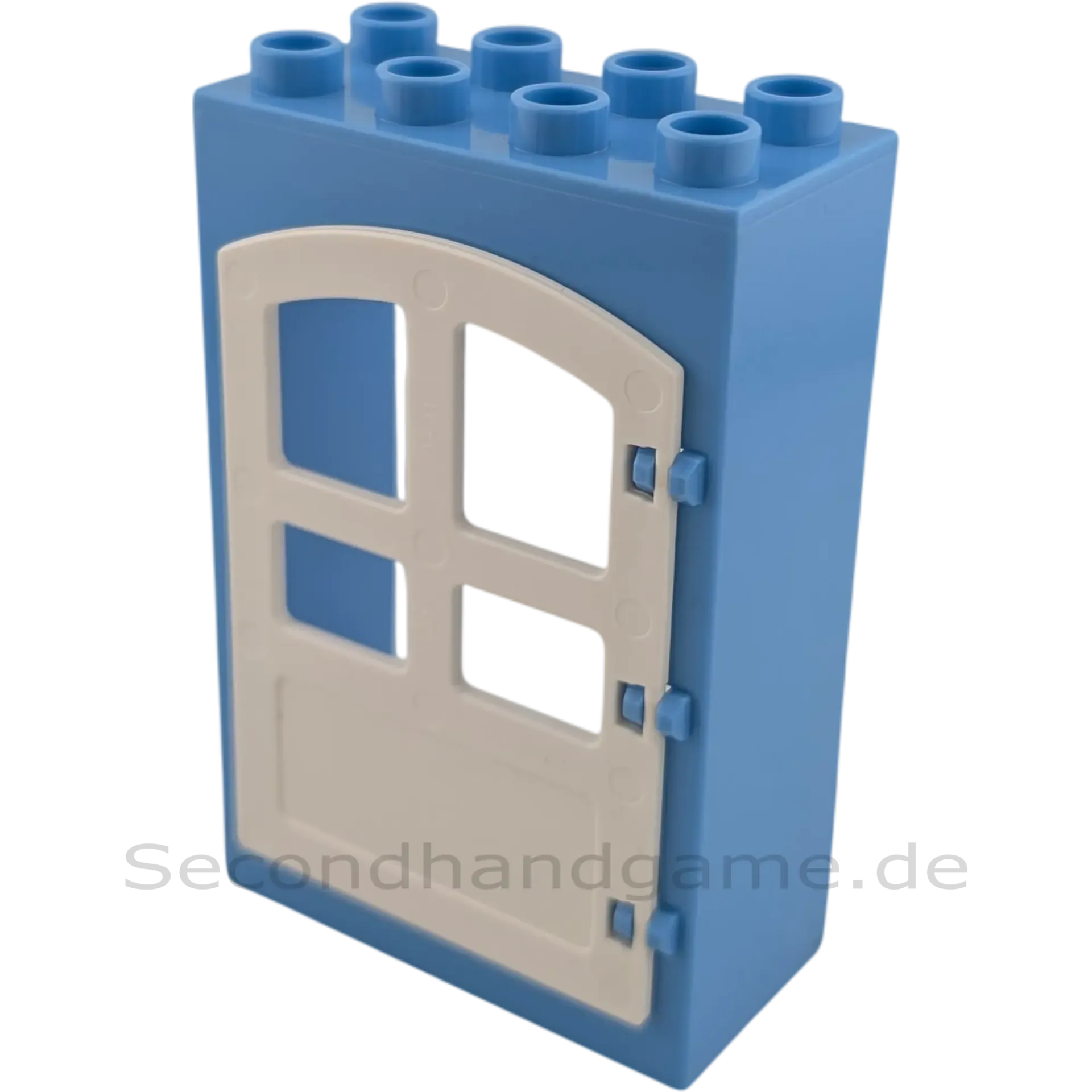 Lego Duplo Hauswand mit Tür Hellblau Weiß 31023