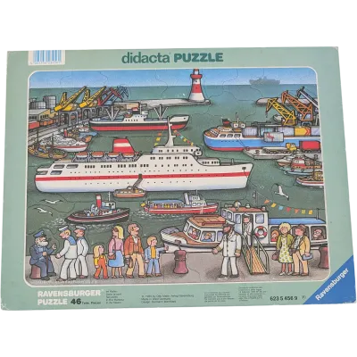 Ravensburger Didacta Rahmenpuzzle 46 Teile 62354569 Im Hafen