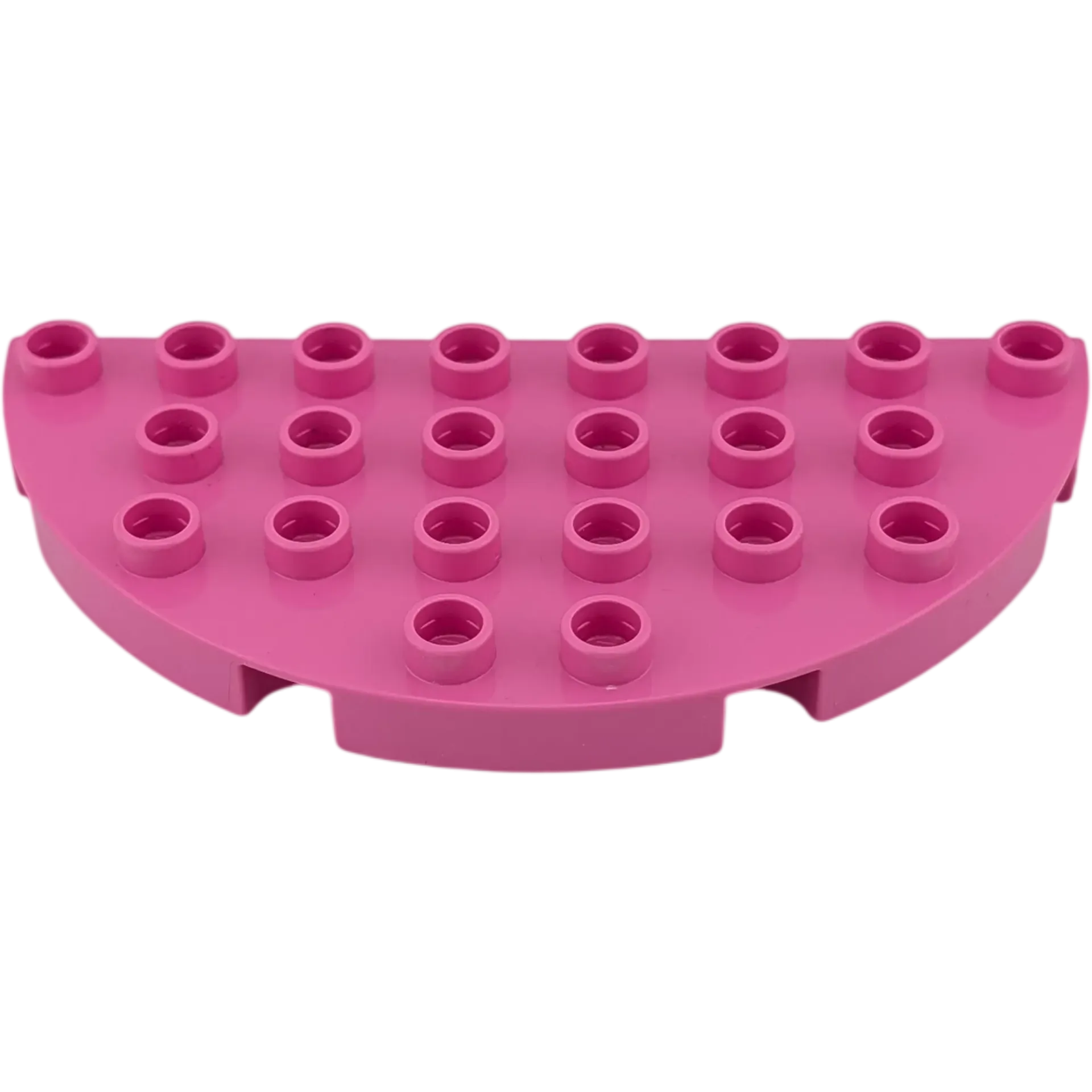 Lego Duplo 29304 Platte 4x8 Halbkreis Pink