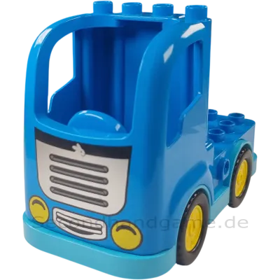 Lego Duplo Lastwagen mit Hase Mittelblau Azur