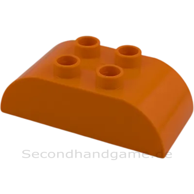 Lego Duplo 2x4 Dachstein 98223 Orange