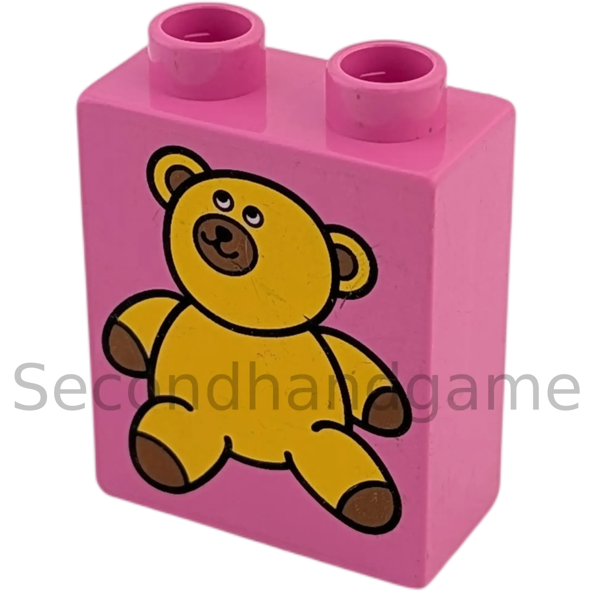 Lego Duplo 1x2 Pink Stein Teddybär 4066