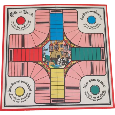 Spielplan Spielbrett Eile mit Weile Wendespielplan