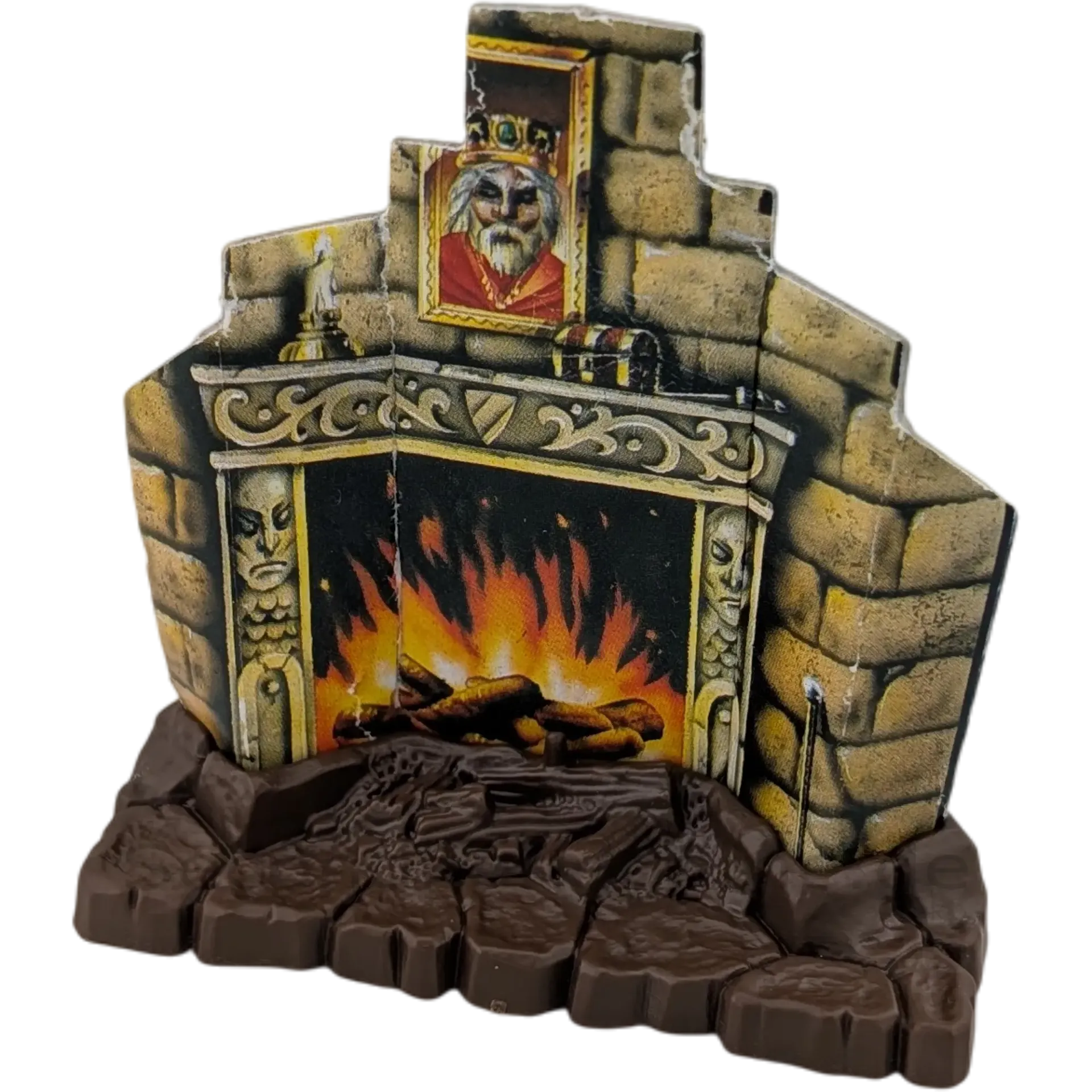 MB Hero Quest Master Ersatzteil Kamin Feuer