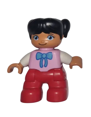 Lego Duplo Figur Mädchen 47394 Kind Schleife