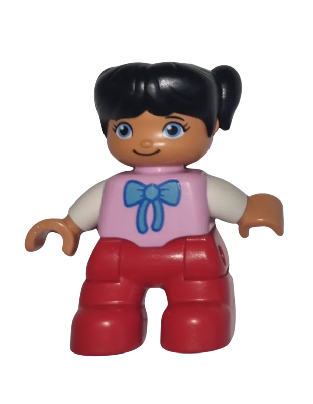 Lego Duplo Figur Mädchen 47394 Kind Schleife
