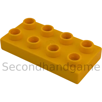 Lego Duplo 40666 Platte 2x4 Gelborange