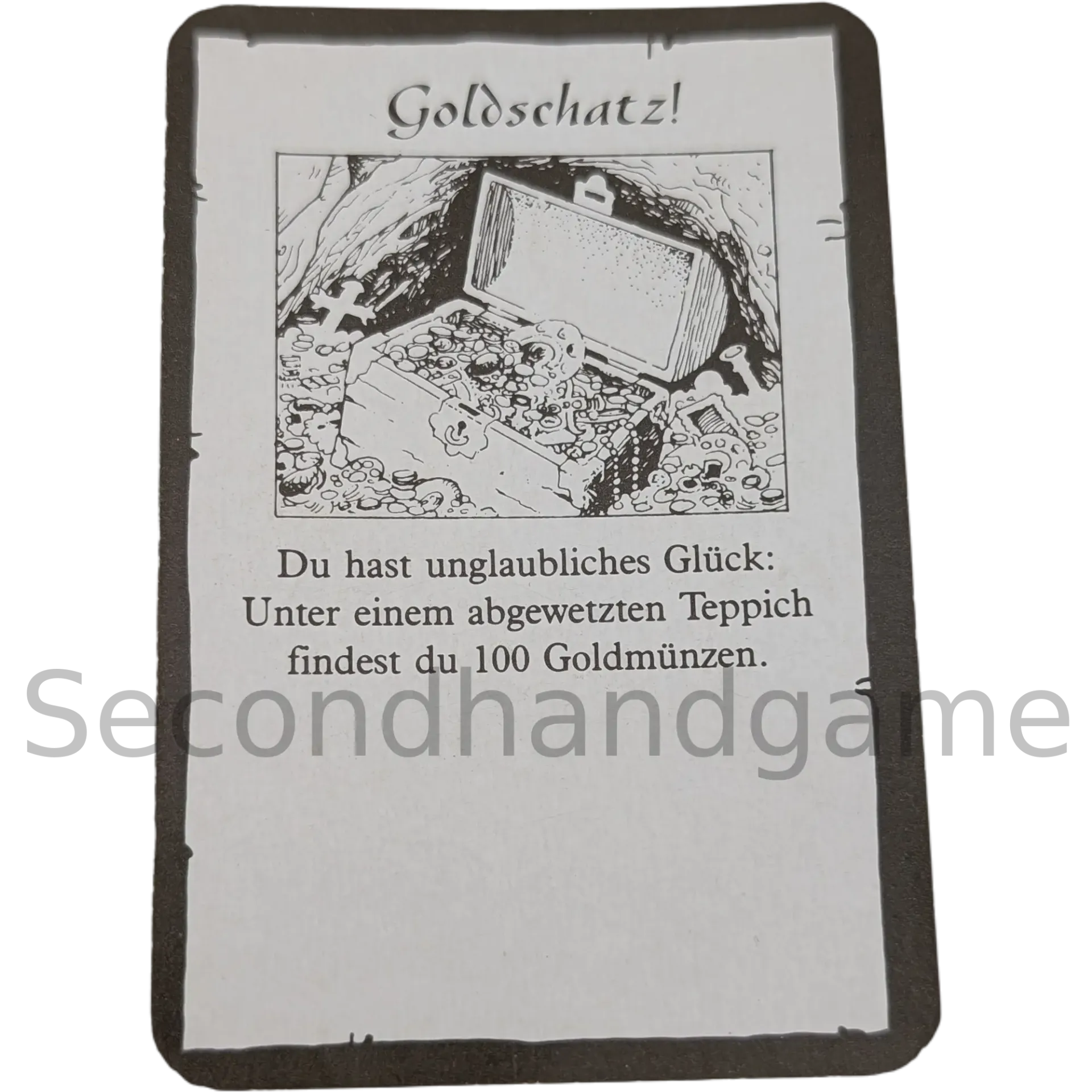 MB Hero Quest Master Schatzkarte Goldschatz!