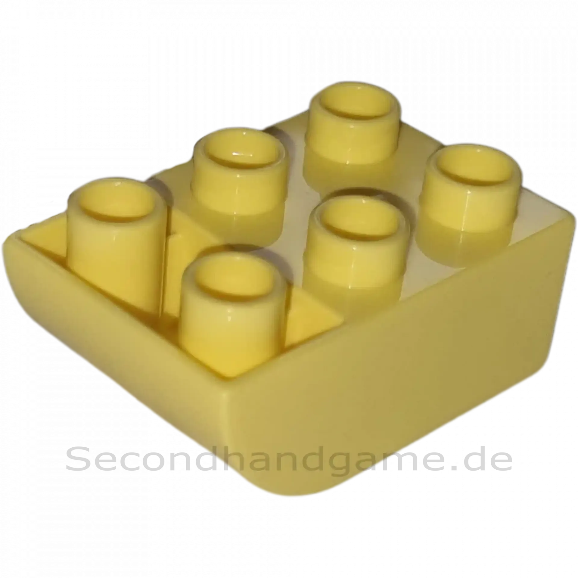 Lego Duplo 98252 Stein 2x3 gebogene Unterseite Hellgelb