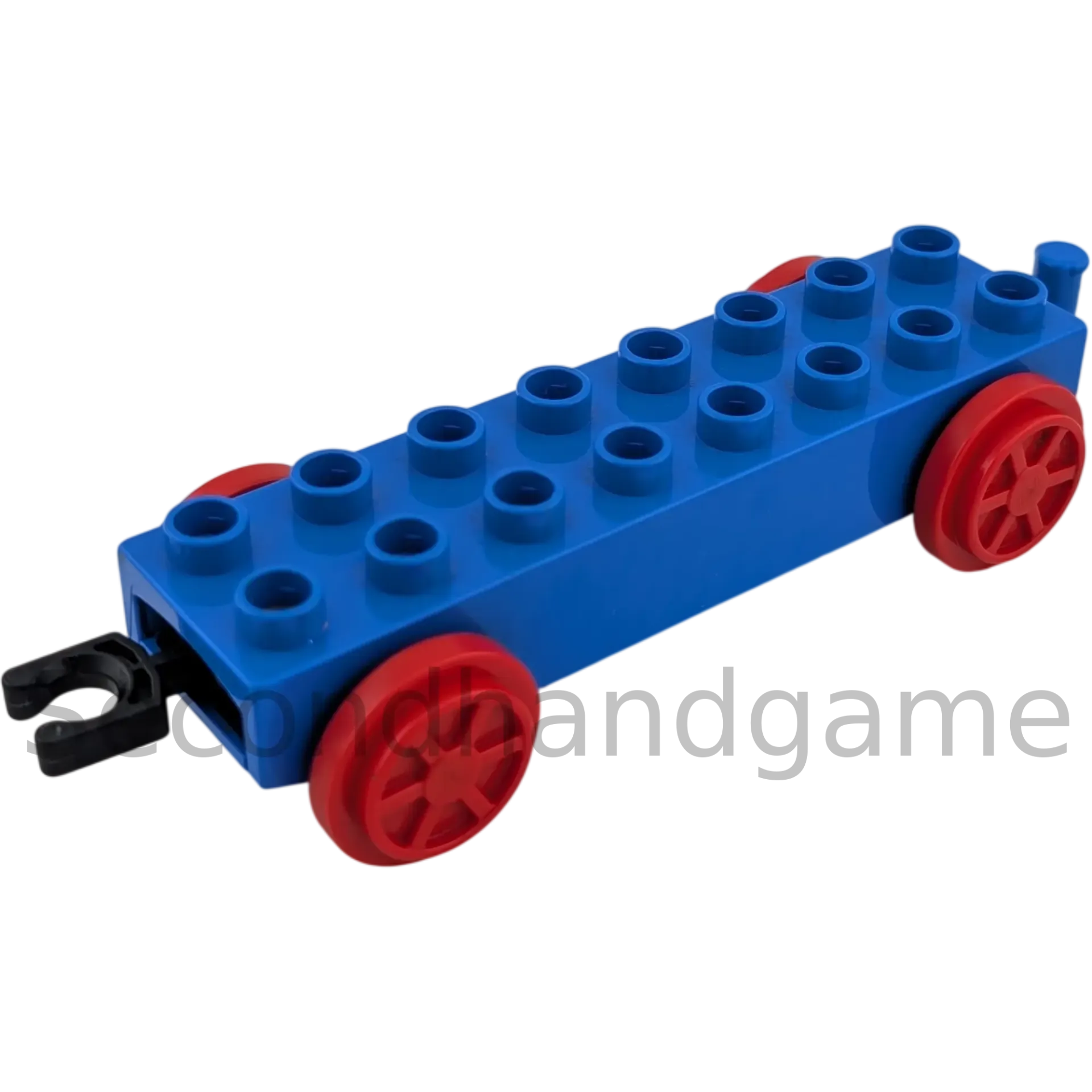 Lego Duplo Eisenbahn Anhänger Blau Rot besonders lang