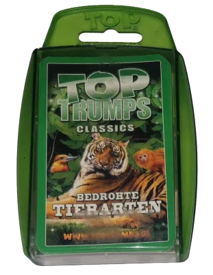 Top Trumps Classics Bedrohte Tierarten