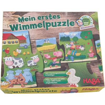 Haba Mein erstes Wimmelpuzzle Bauernhof 301098