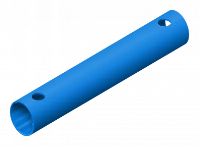 QUADRO Rohr 35cm Blau 00532