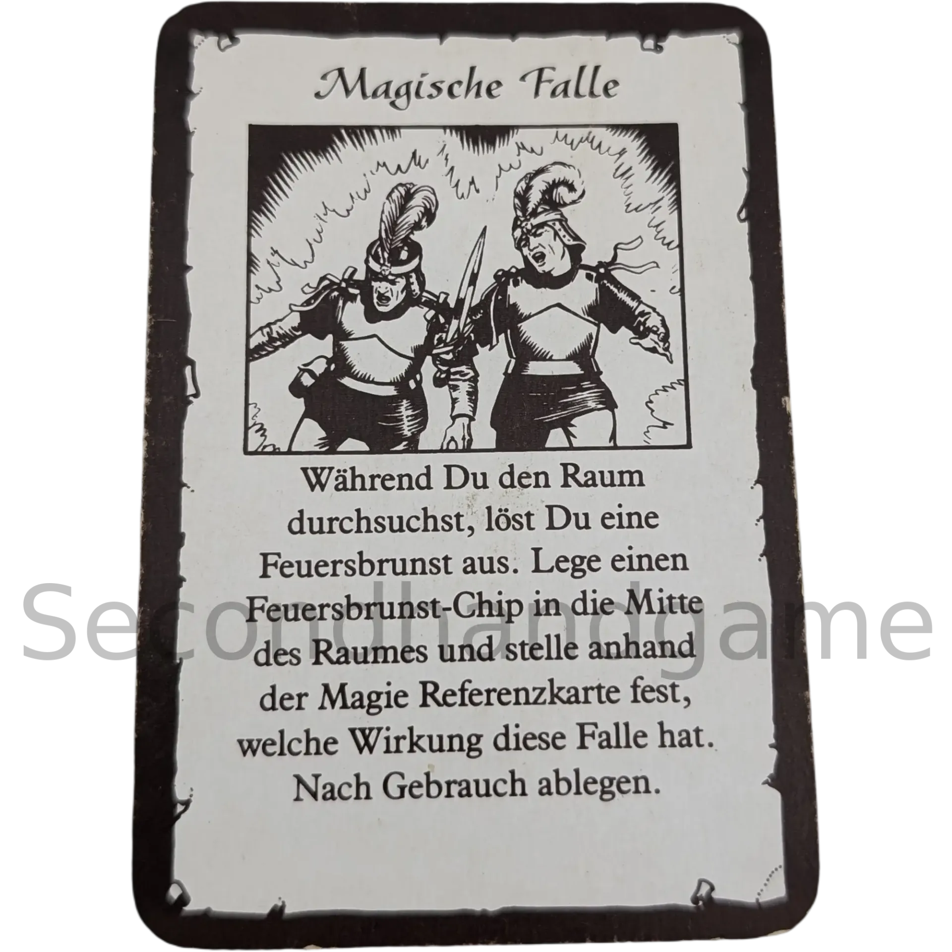 MB Hero Quest Master Schatzkarte Magische Falle