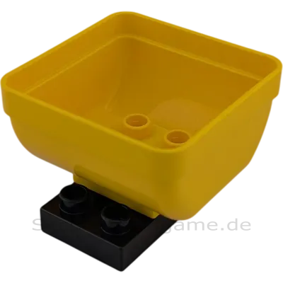 Lego Duplo 35960 Anhänger Aufsatz Container Gelb mit Schwarz kippbar