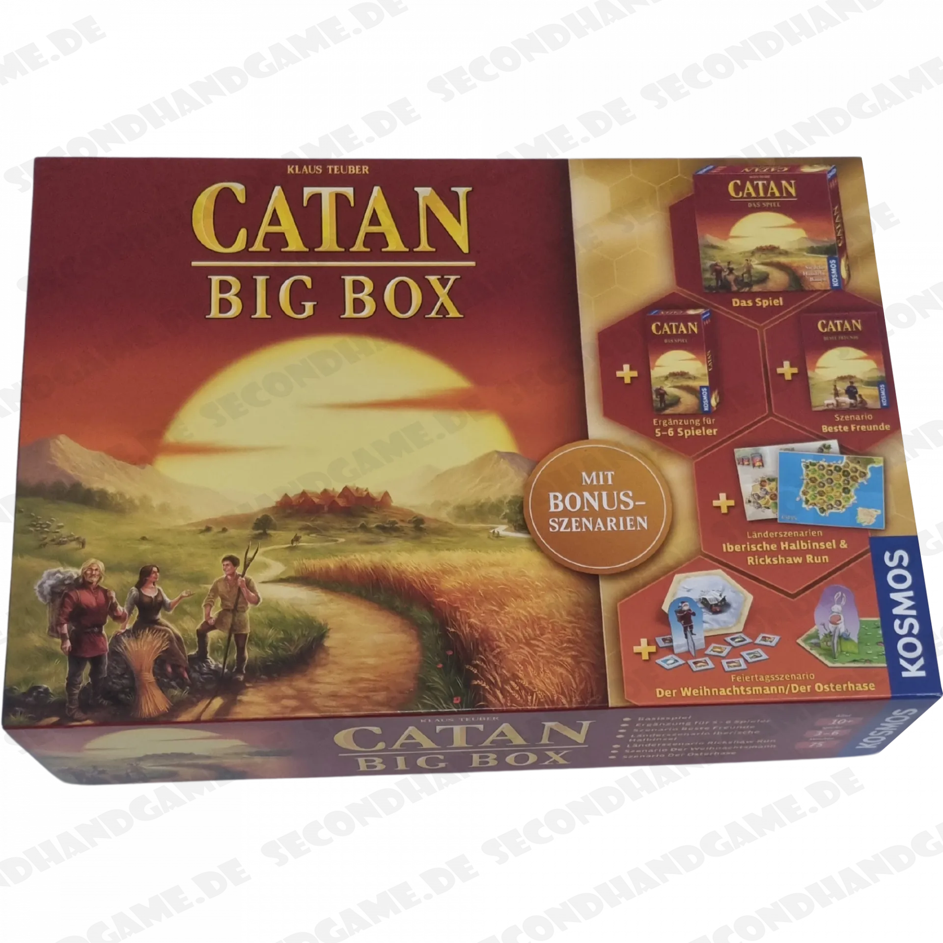 Kosmos Die Siedler von Catan Big Box mit Weihnachtsmann und der Osterhase