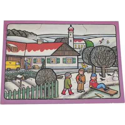 Ravensburger Didacta Puzzle Jahreszeiten 40 Teile 62354151 Winter
