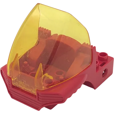 Lego Duplo 31196 Toolo Fahrzeug Kabine Kanzlei 4x6 Rot mit Dach Transparent Gelb