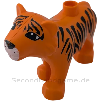 Lego Duplo 229J6 Tiger groß Orange schwarze Streifen