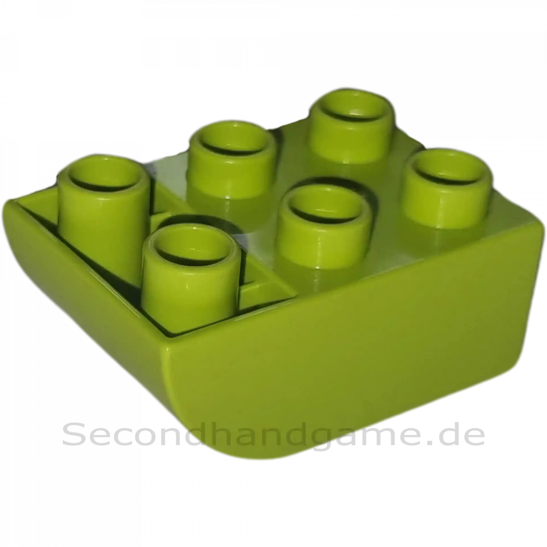 Lego Duplo 98252 Stein 2x3 gebogene Unterseite Lime