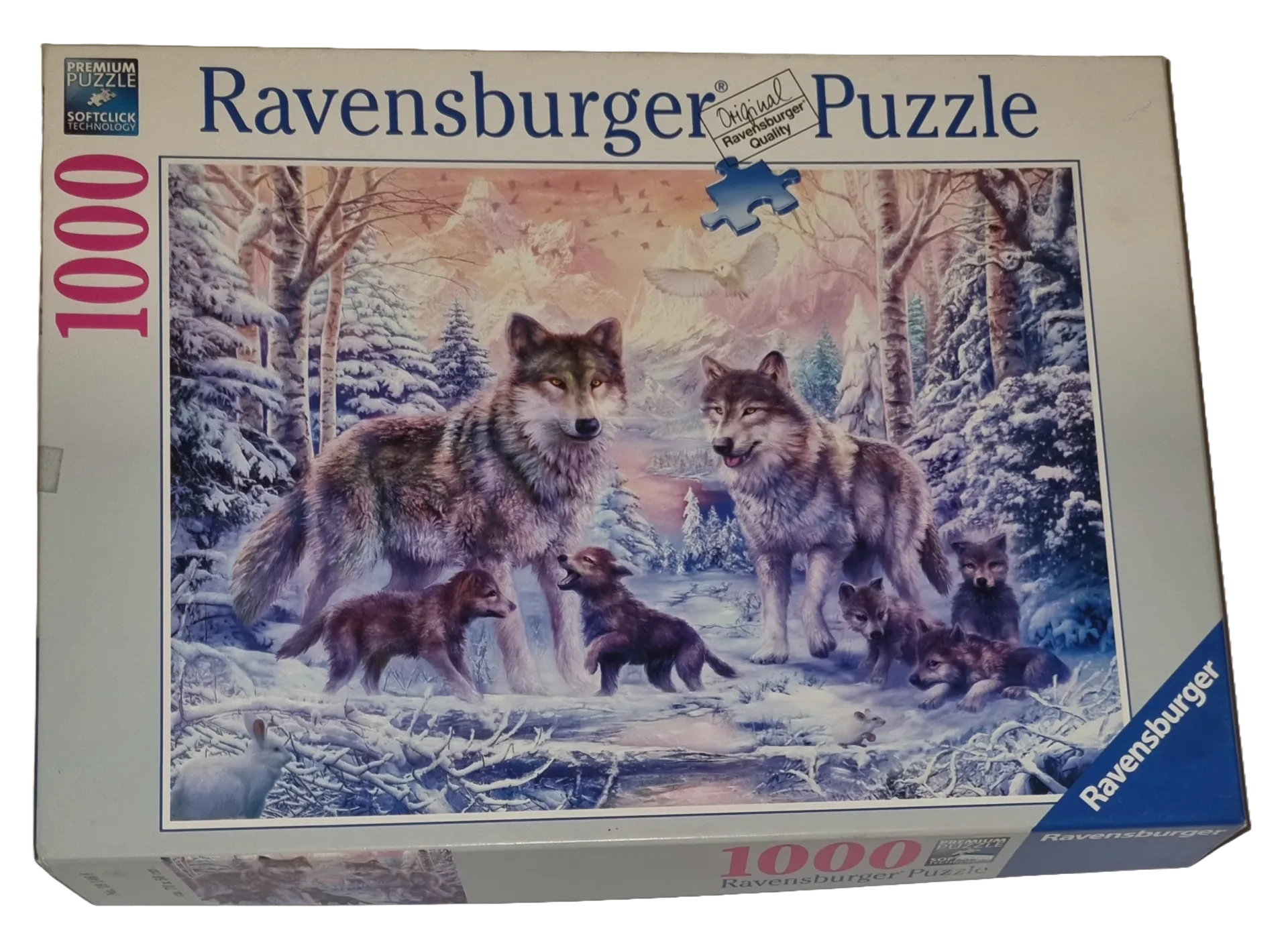 Ravensburger Premium softclick Puzzle 1000 Teile 191468 Arktische Wölfe