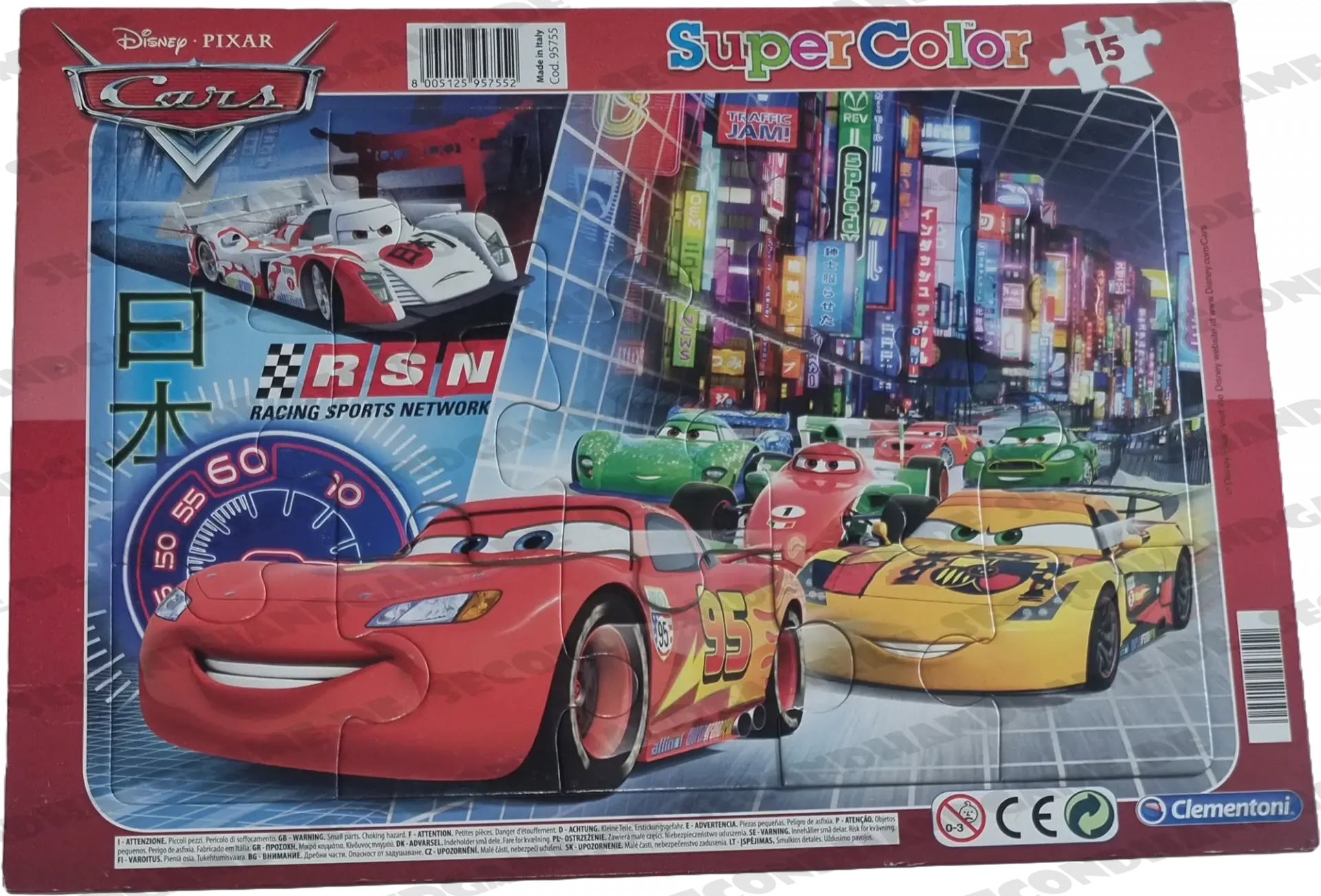 Clementoni Disney Cars Super Color 15 Teile 95755