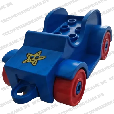 Lego Duplo Auto Blau mit Stern 018