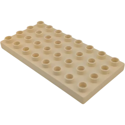 Lego Duplo Platte 4x8 Hellgelb 4672