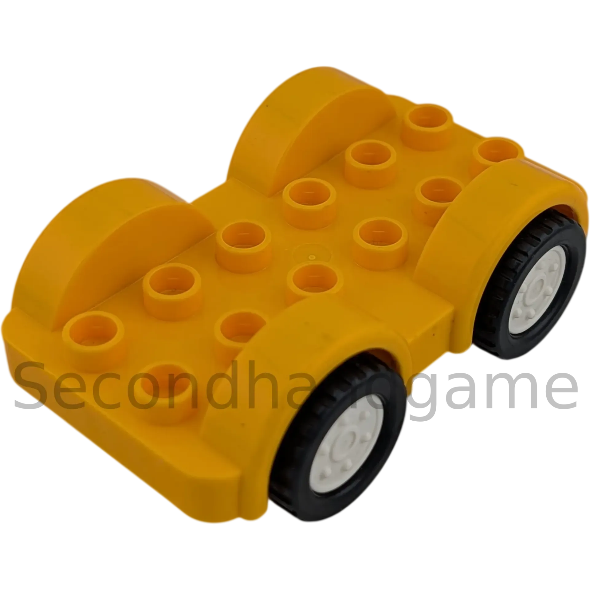 Lego Duplo 11841 Auto Gelborange Schwarz Weiße Räder Unterteil Fahrzeug