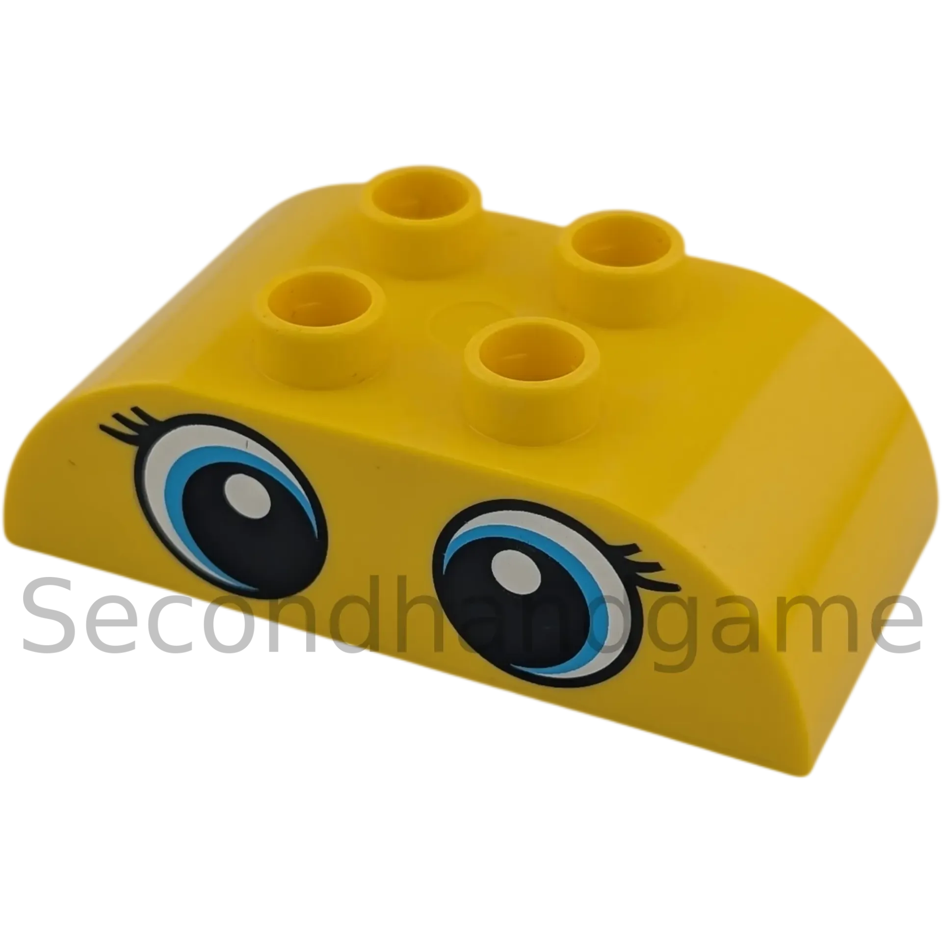 Lego Duplo 2x4 Dachstein 98223 Gelb mit zwei Augen und Wimpern