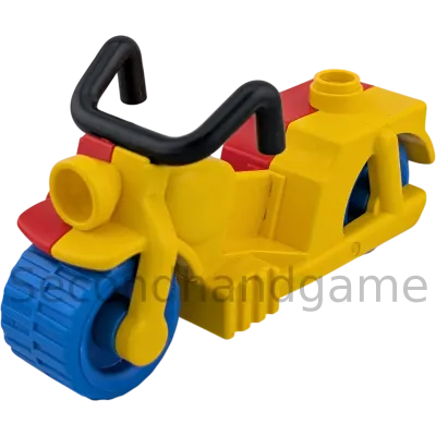 Lego Duplo Motorrad Mofa Gelb Rot Blau