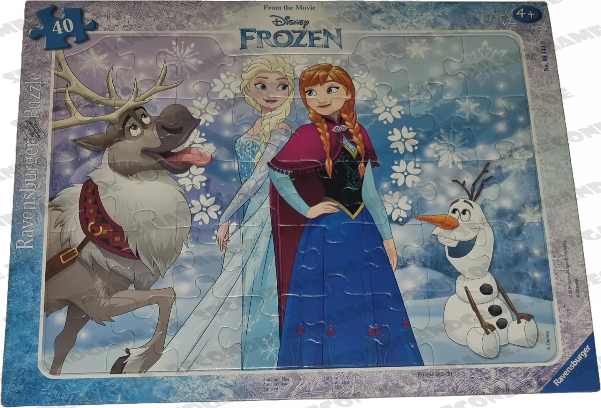 Ravensburger Rahmenpuzzle Disney Frozen 40 Teile 061419 Anna und Elsa