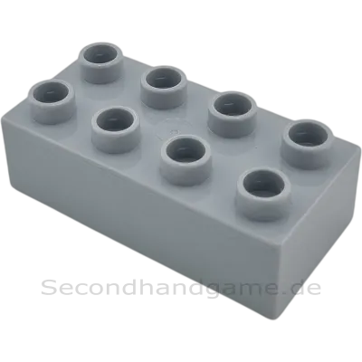 Lego Duplo 2x4 Baustein 3011 Hellgrau