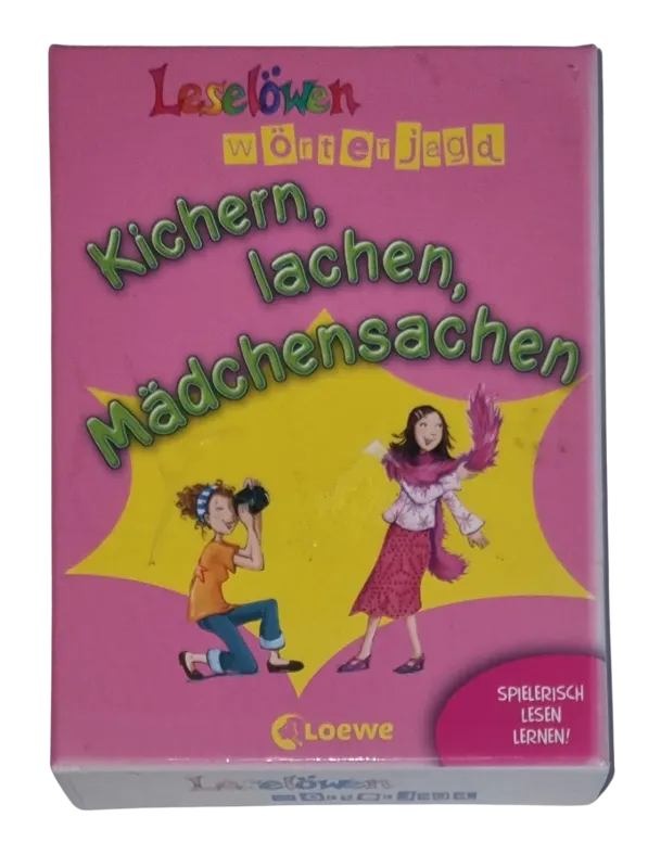 Loewe Leselöwen Wörterjagd Kichern, lachen, Mädchensachen