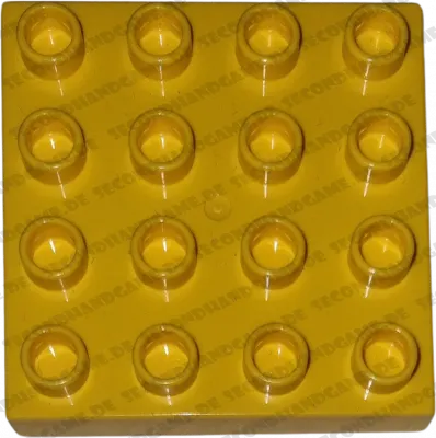 Lego Duplo 14721 Platte 4x4 Gelborange