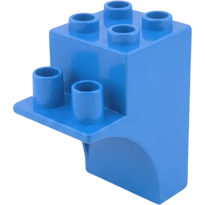 Lego Duplo Rampe Blau Aufsatz für Fahrzeug 3x4